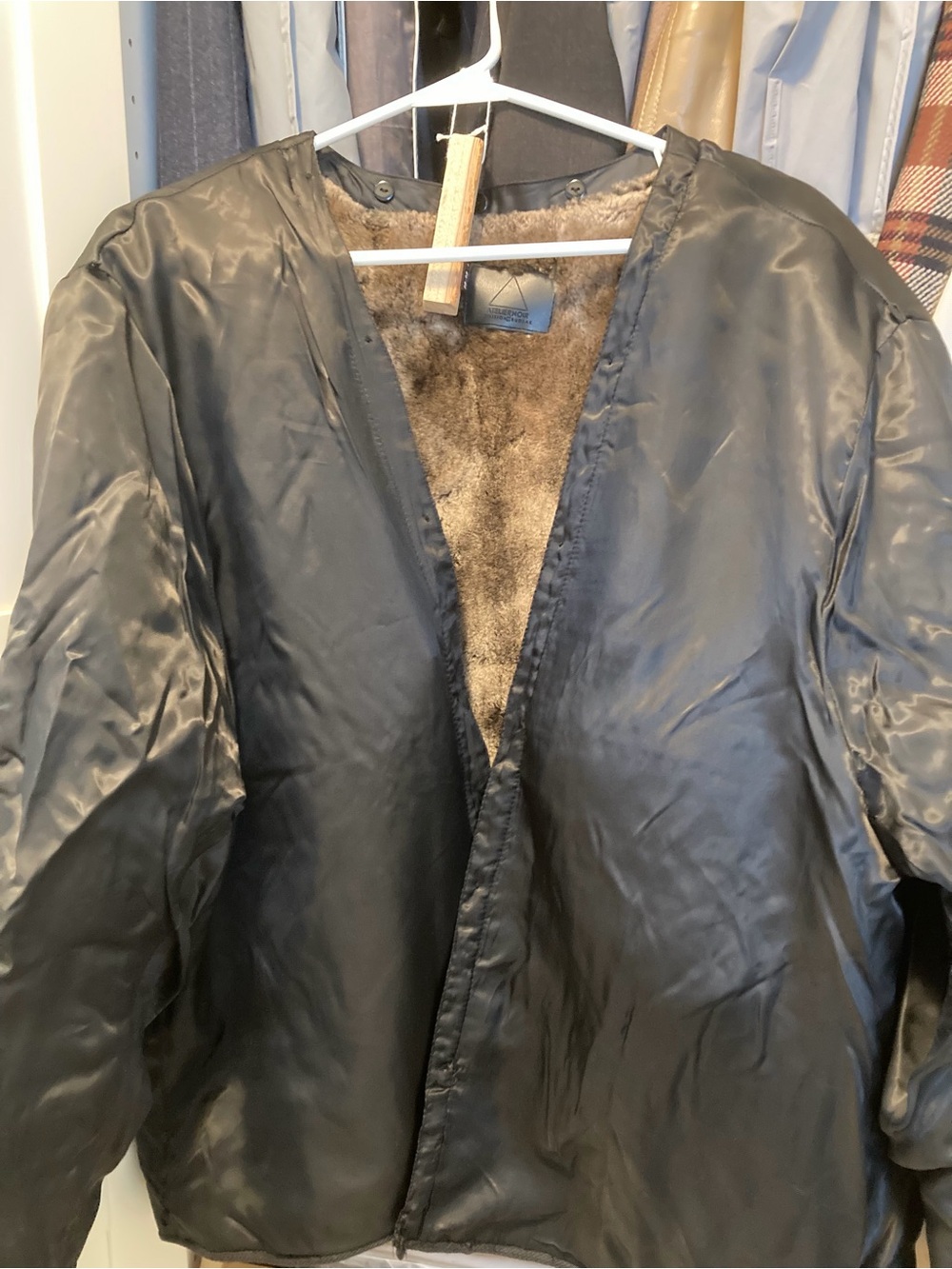 AtelierNoir for Russian Men's Black Lined Jacket 2XL
